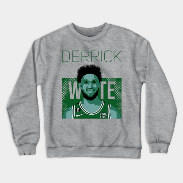 Derrick White | Basketball player Crewneck Sweatshirt by Aloenalone